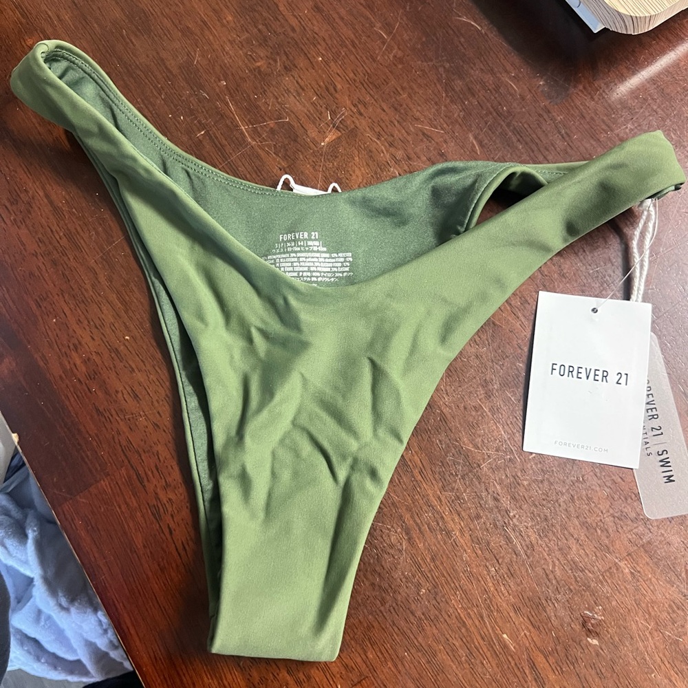 Forever 21 Olive Green Bikini Bottom